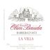 Tenuta Olim Bauda Barbera d'Asti La Villa 2024 Front Label
