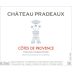 Chateau Pradeaux Cotes de Provence Rose 2024 Front Label