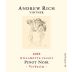 Andrew Rich Verbatim Pinot Noir 2009 Front Label