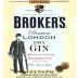 Broker's London Dry Gin Front Label