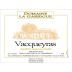 Domaine La Garrigue Vacqueras Rouge 2014 Front Label