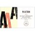 Paxton Vineyards AAA Shiraz-Grenache 2018 Front Label
