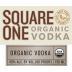 Square One Organic Vodka Front Label