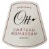 Domaines Ott Chateau Romassan Bandol Rouge 2016 Front Label