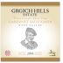Grgich Hills Estate Yountville Old Vine Cabernet Sauvignon 2018 Front Label