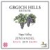 Grgich Hills Estate Zinfandel 2019 Front Label