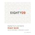 Pareto's Estate Eighty20 Pinot Noir 2014 Front Label