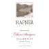 Hafner Vineyard Cabernet Sauvignon 2012 Front Label