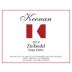 Keenan Zinfandel 2018 Front Label