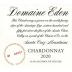 Domaine Eden Chardonnay 2020 Front Label