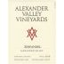 Alexander Valley Vineyards Zinfandel 2018 Front Label