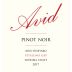 Avid Vineyard Pinot Noir 2017 Front Label