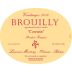 Domaine Laurent Martray Brouilly Corentin 2016 Front Label