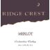 Claar Cellars Ridge Crest Merlot 2006 Front Label