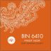 Bennett Valley Cellars Bin 6410 Pinot Noir 2018 Front Label