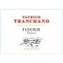 Domaine Patrick Tranchand Fleurie 2016 Front Label