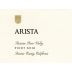 Arista Winery Russian River Valley Pinot Noir 2022 Front Label