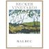 Becker Vineyards Malbec 2018 Front Label