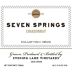 Evening Land Seven Springs Vineyard Chardonnay 2015 Front Label