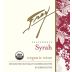 Frey Organic Syrah 2016 Front Label