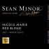 Sean Minor Nicole Marie Red Blend 2023 Front Label
