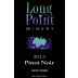 Long Point Winery Pinot Noir 2013 Front Label