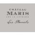Chateau Maris Les Planels Syrah 2020 Front Label