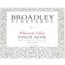 Broadley Willamette Valley Pinot Noir 2024 Front Label
