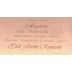 Dal Forno Romano Amarone della Valpolicella 1998 Front Label