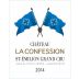 Chateau La Confession 2014 Front Label