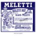Meletti Anisette Dry Liqueur Front Label