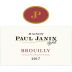 Paul Janin et Fils Brouilly 2017 Front Label