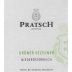 Pratsch Organic Gruner Veltliner 2021 Front Label