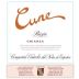 Cune Crianza 2018 Front Label