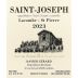 Xavier Gerard Saint-Joseph Lacombe Saint Pierre 2023 Front Label