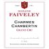 Faiveley Charmes-Chambertin Grand Cru 2020 Front Label