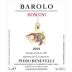 Piero Benevelli Barolo Mosconi 2019 Front Label