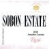 Sobon Estate Rose 2015 Front Label