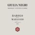 Giulia Negri Barolo Marassio 2015 Front Label