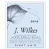 J Wilkes Pinot Noir 2016 Front Label