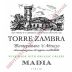 Torre Zambra Madia Montepulciano d'Abruzzo 2021 Front Label