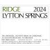 Ridge Lytton Springs Red Blend 2024 Front Label