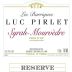 Luc Pirlet Les Barriques Reserve Syrah Mourvedre 2010 Front Label