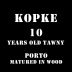 Kopke 10 Year Tawny Port (375ML half-bottle) Front Label