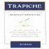 Trapiche Syrah 2008 Front Label