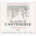 Chateau Cantemerle Les Allees de Cantemerle 2020 Front Label