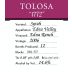 Tolosa Winery Edna Ranch 1772 Syrah 2006 Front Label