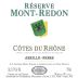 Chateau Mont-Redon Cotes du Rhone Reserve Blanc 2015 Front Label