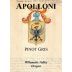 Apolloni Vineyards Pinot Gris 2012 Front Label