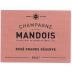 Champagne Mandois Brut Rose Grande Reserve Front Label